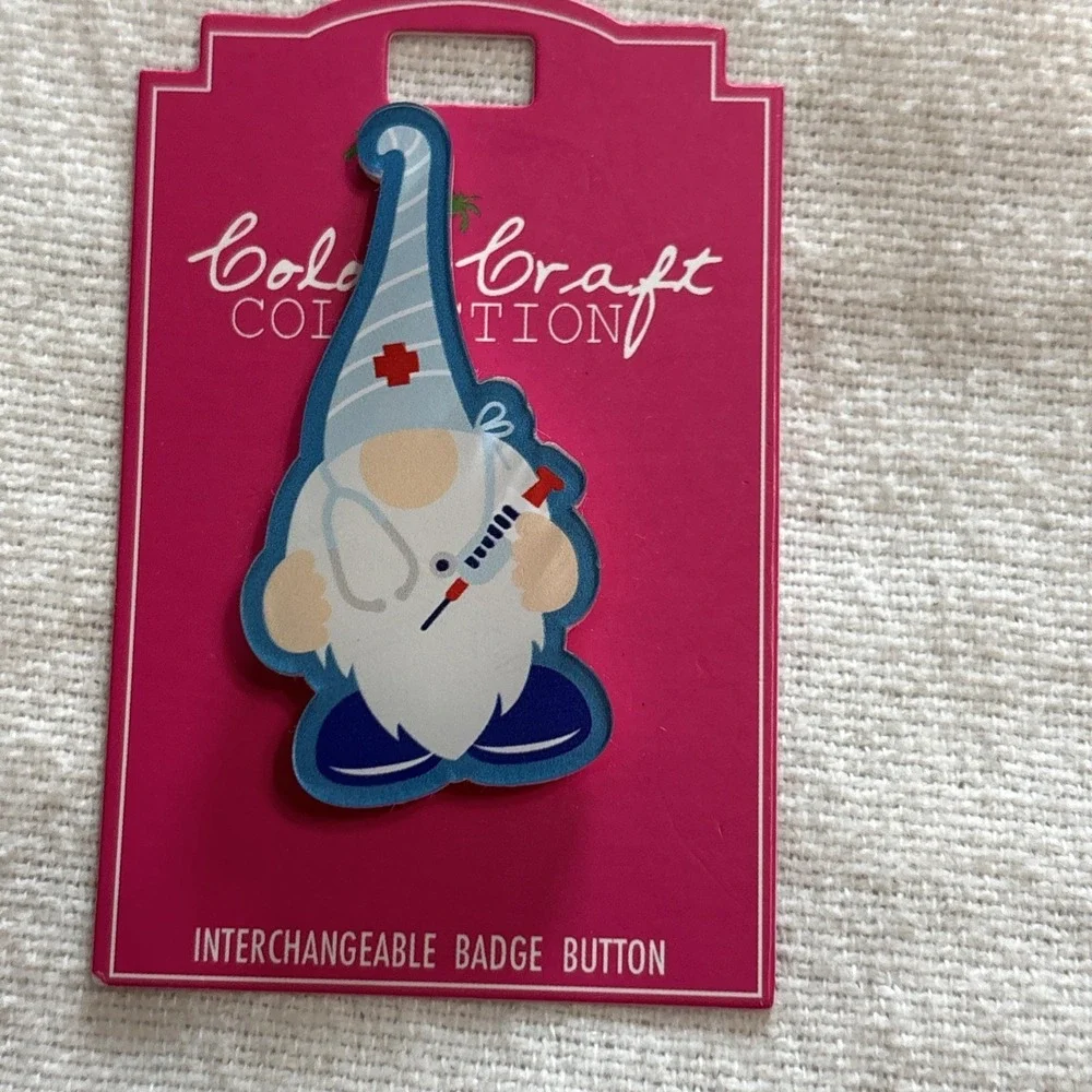 Nurse Badge A Peel Outside The Box Interchangeable Badge‎ Reels Lot Of 8